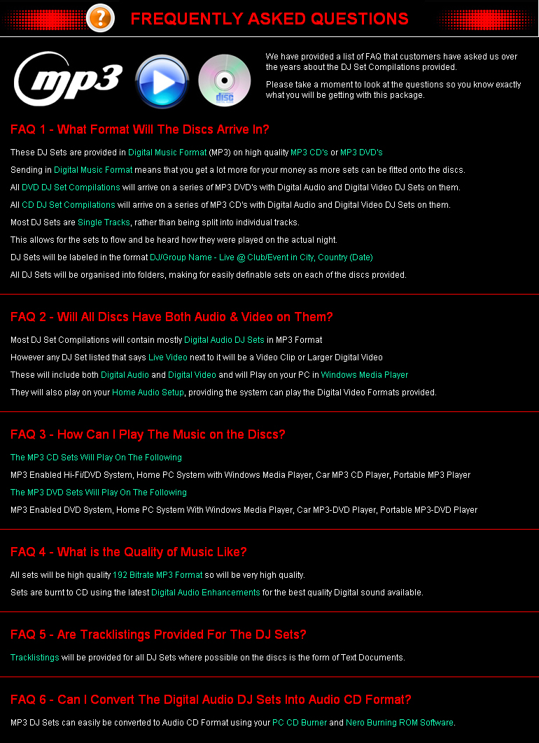 Frequently Asked Questions